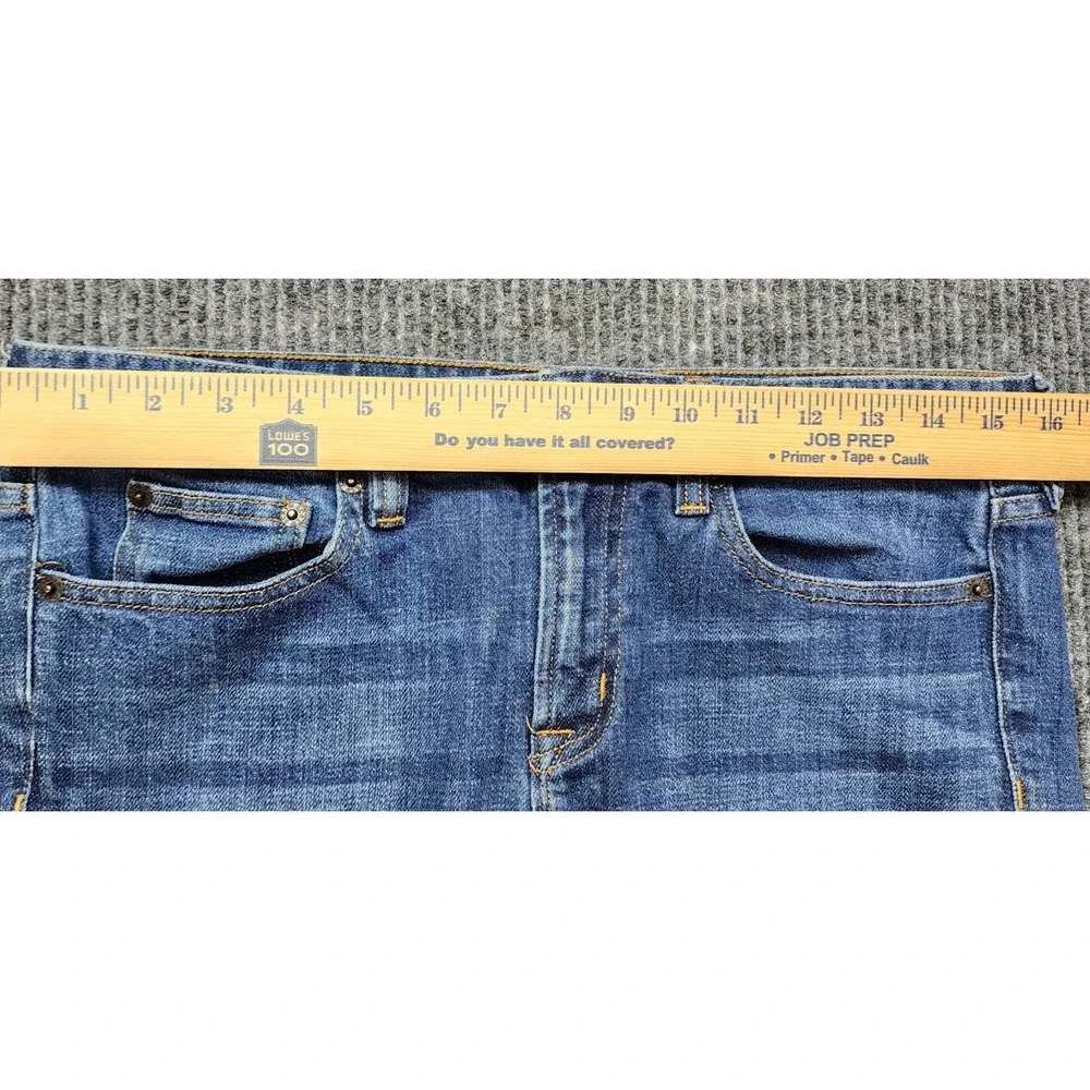 J.Crew Toothpick Stretch Jeans Mens 30 Medium Wash Blue Slim Denim